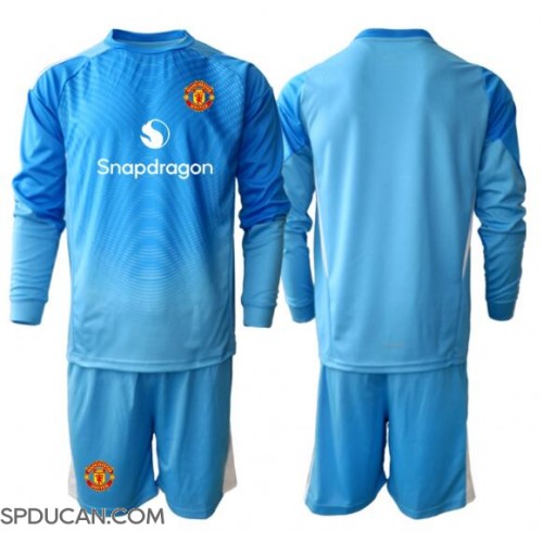Dječji Nogometni Dres Manchester United Golmanski Domaci 2025-26 Dugi Rukav (+ Kratke hlače)